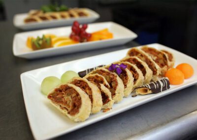 Buffet desert plate