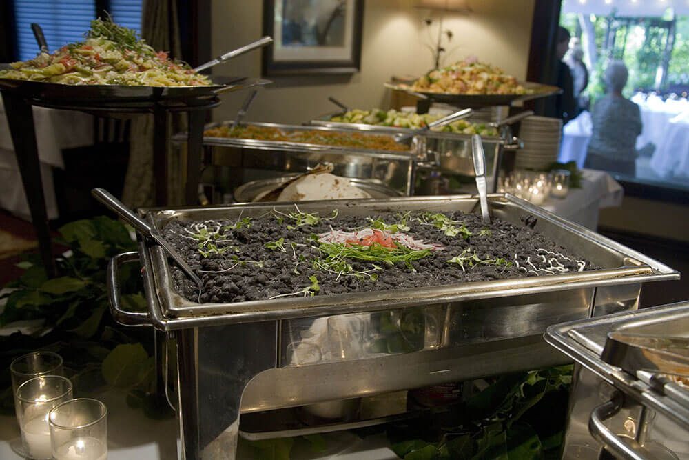 mill-creek-buffet-black-bean-display